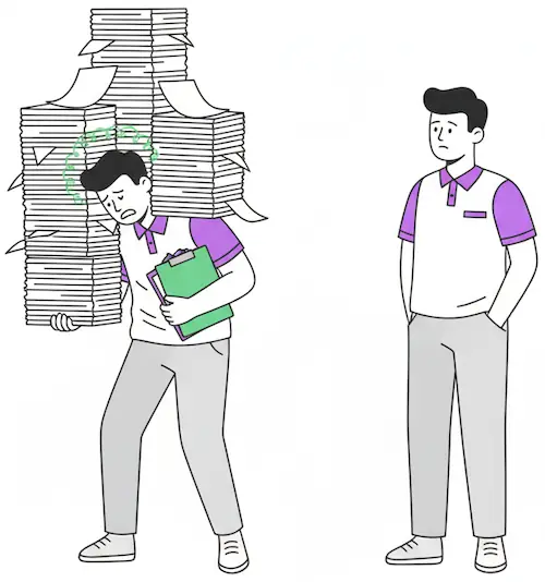 記録・計画書作成の課題